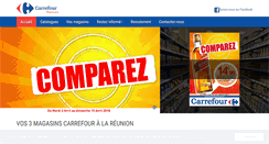 Desktop Screenshot of carrefour-reunion.com